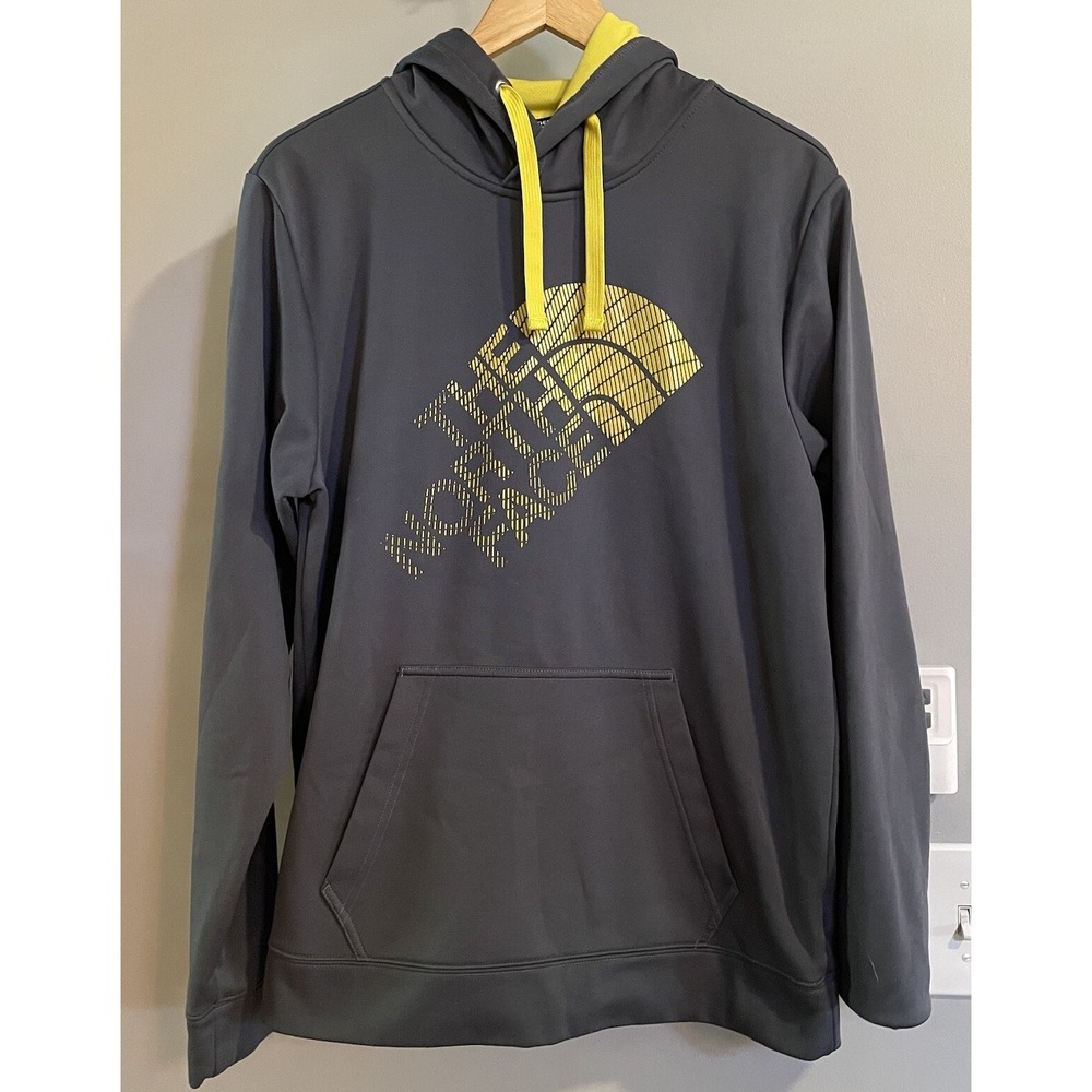The North Face Hoodie Graphic Smooth Fleece Pullover Sweatshirt Logo Medium